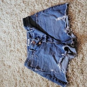GOOD American jean shorts size 8/29 denim